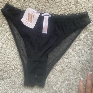 Savage X Fenty Sheer Black Panties